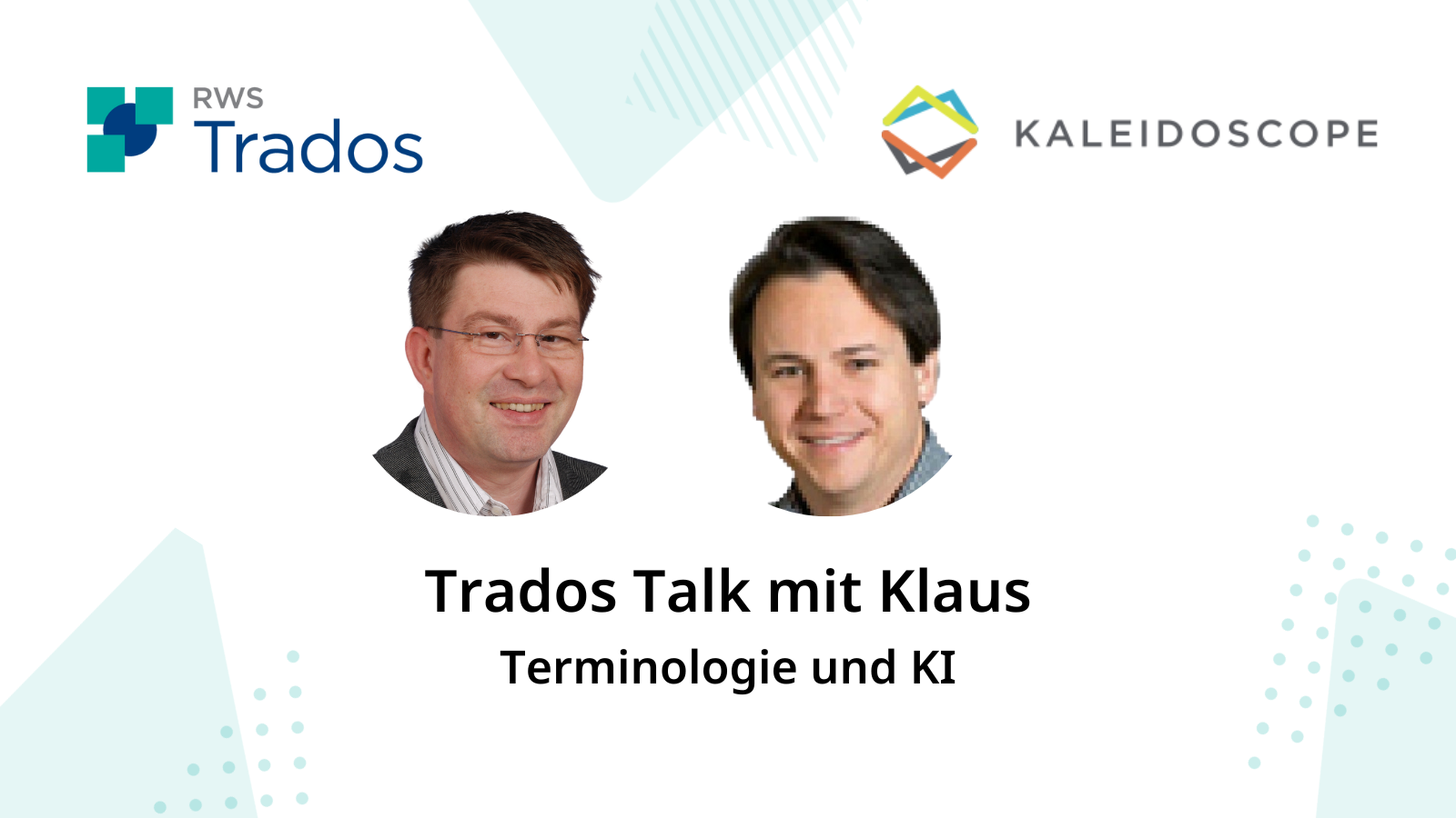 Trados Talk mit Klaus - Terminologie und KI